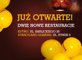 Sfinks otwiera dwie nowe restauracje